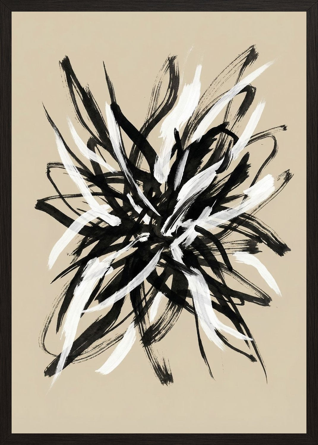Poster in black frame