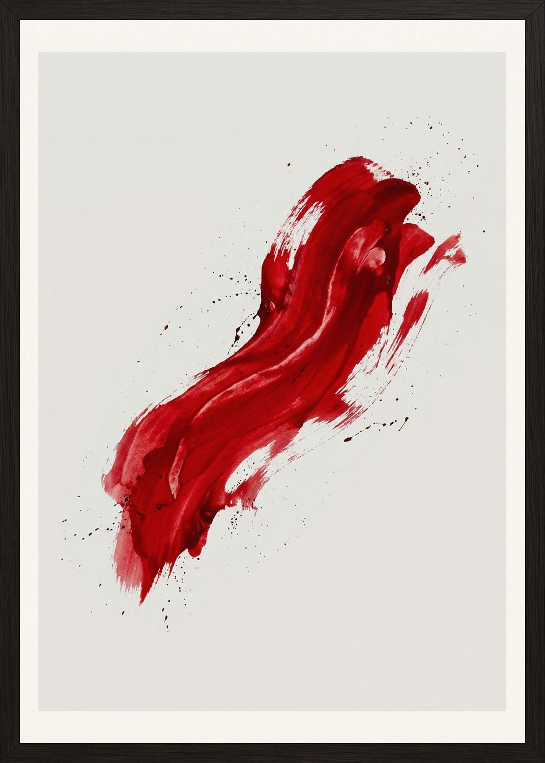 Poster in black frame