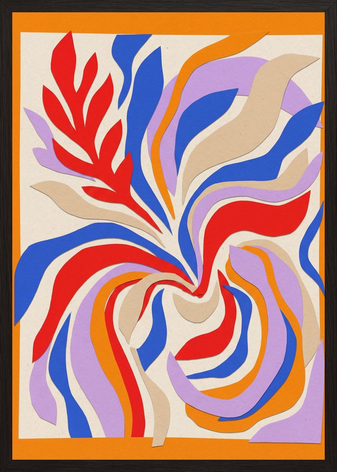 Poster in oak frame