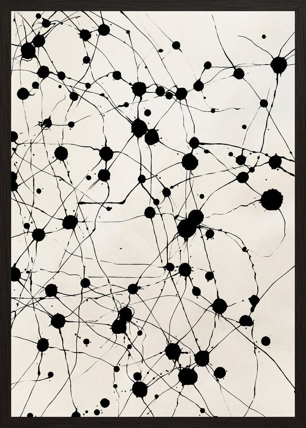 Poster in black frame