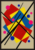 Poster in black frame