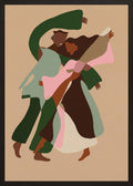 Poster in oak frame