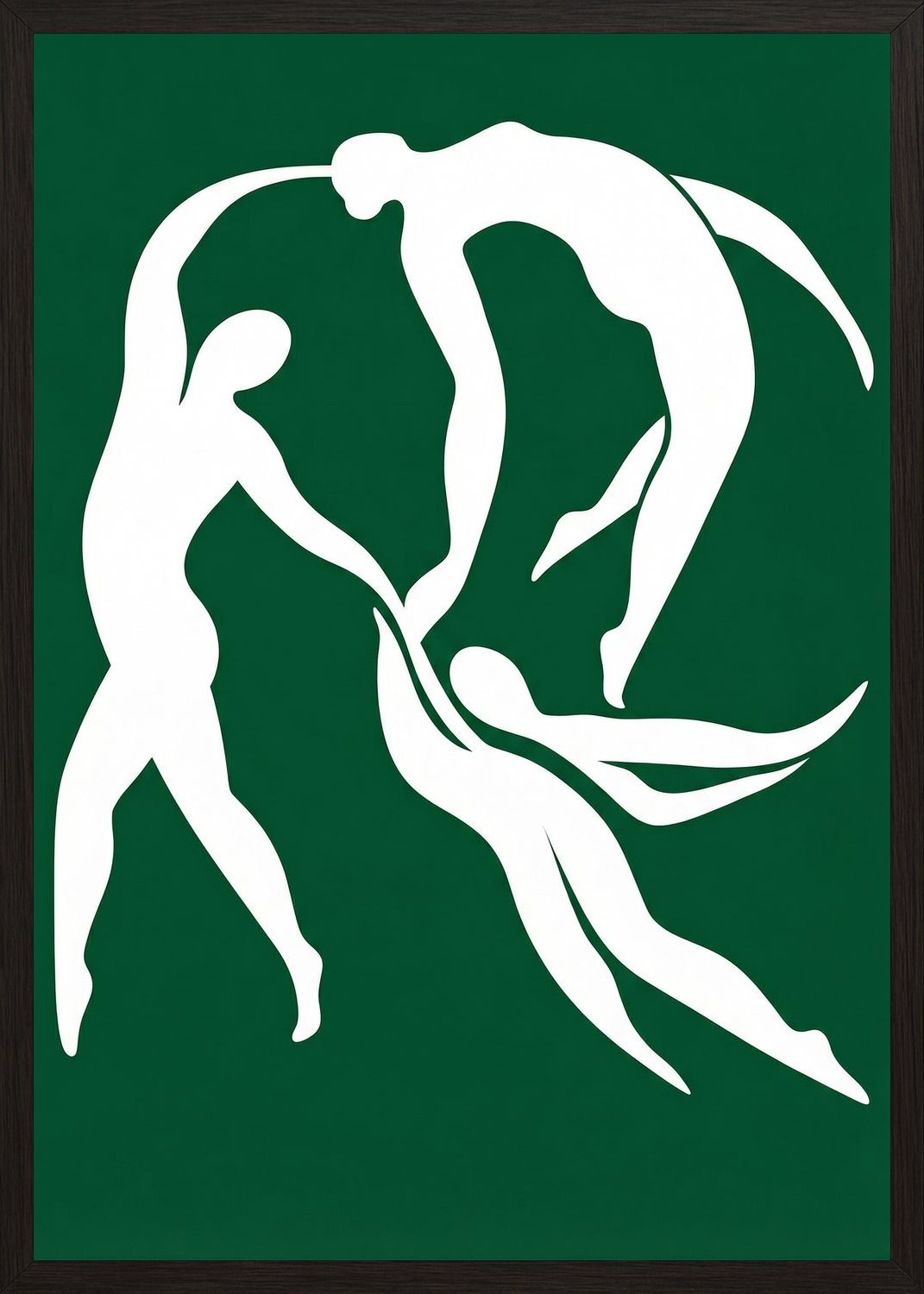 Poster in black frame