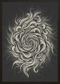 Poster in black frame