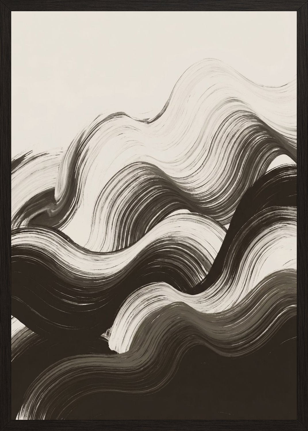 Poster in black frame