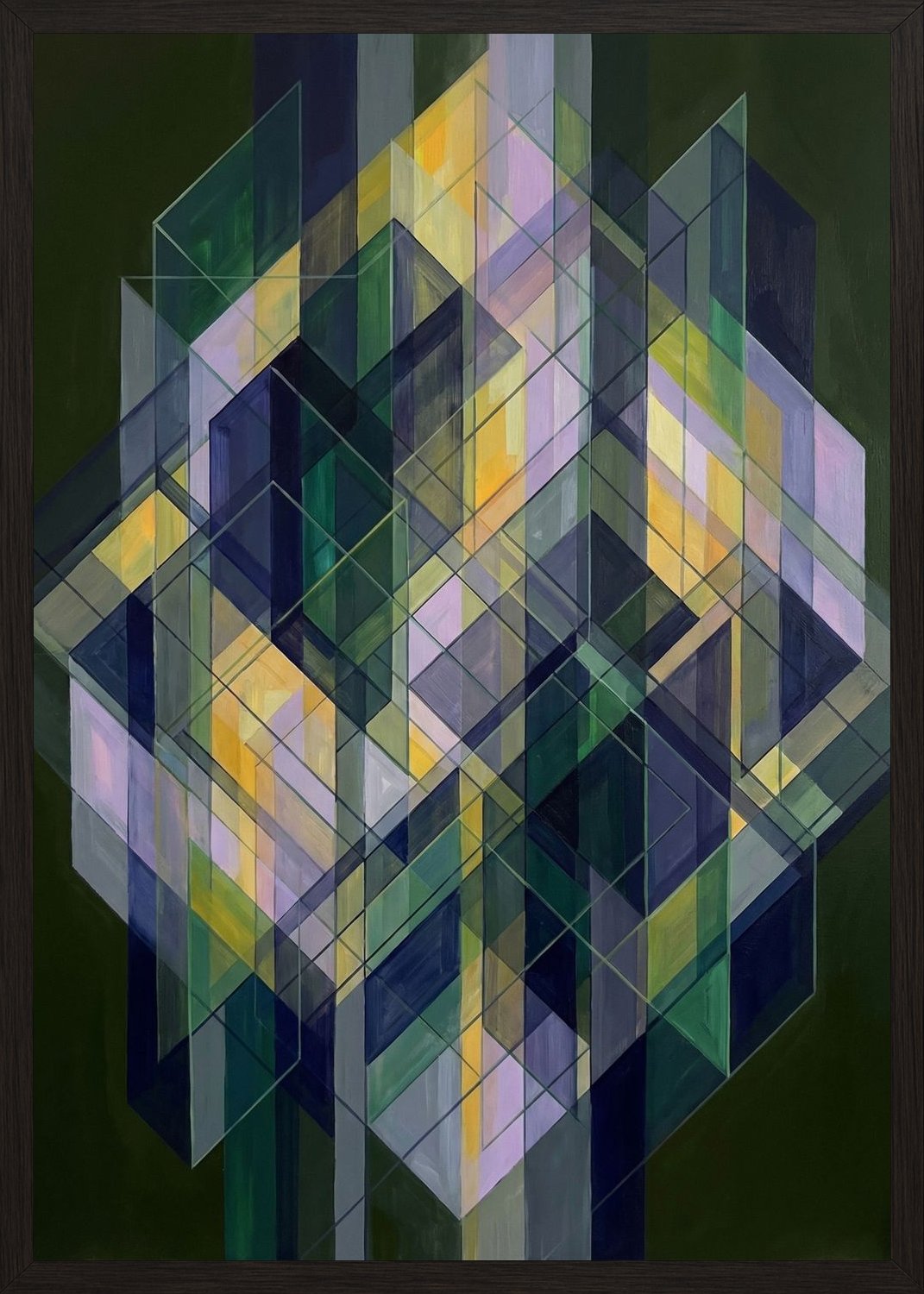 Poster in oak frame