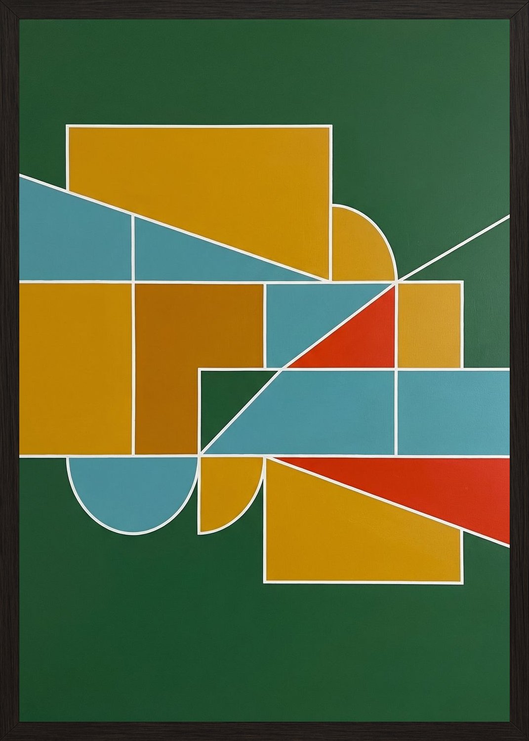 Poster in black frame