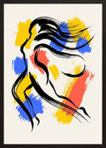 Poster in oak frame