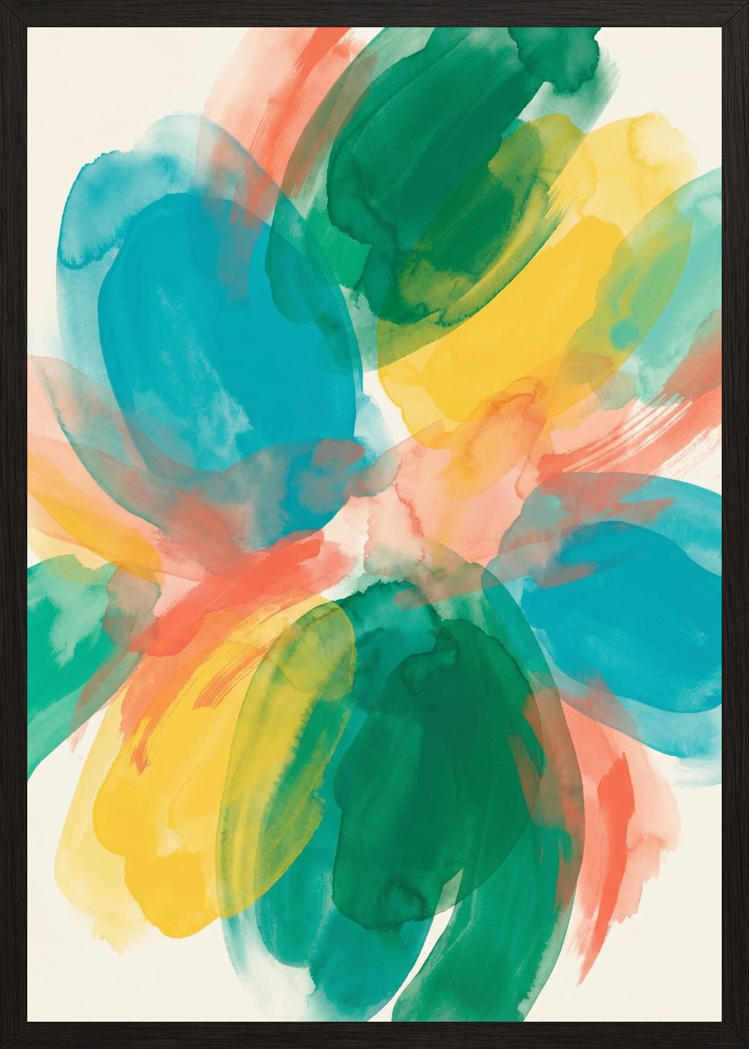 Poster in black frame