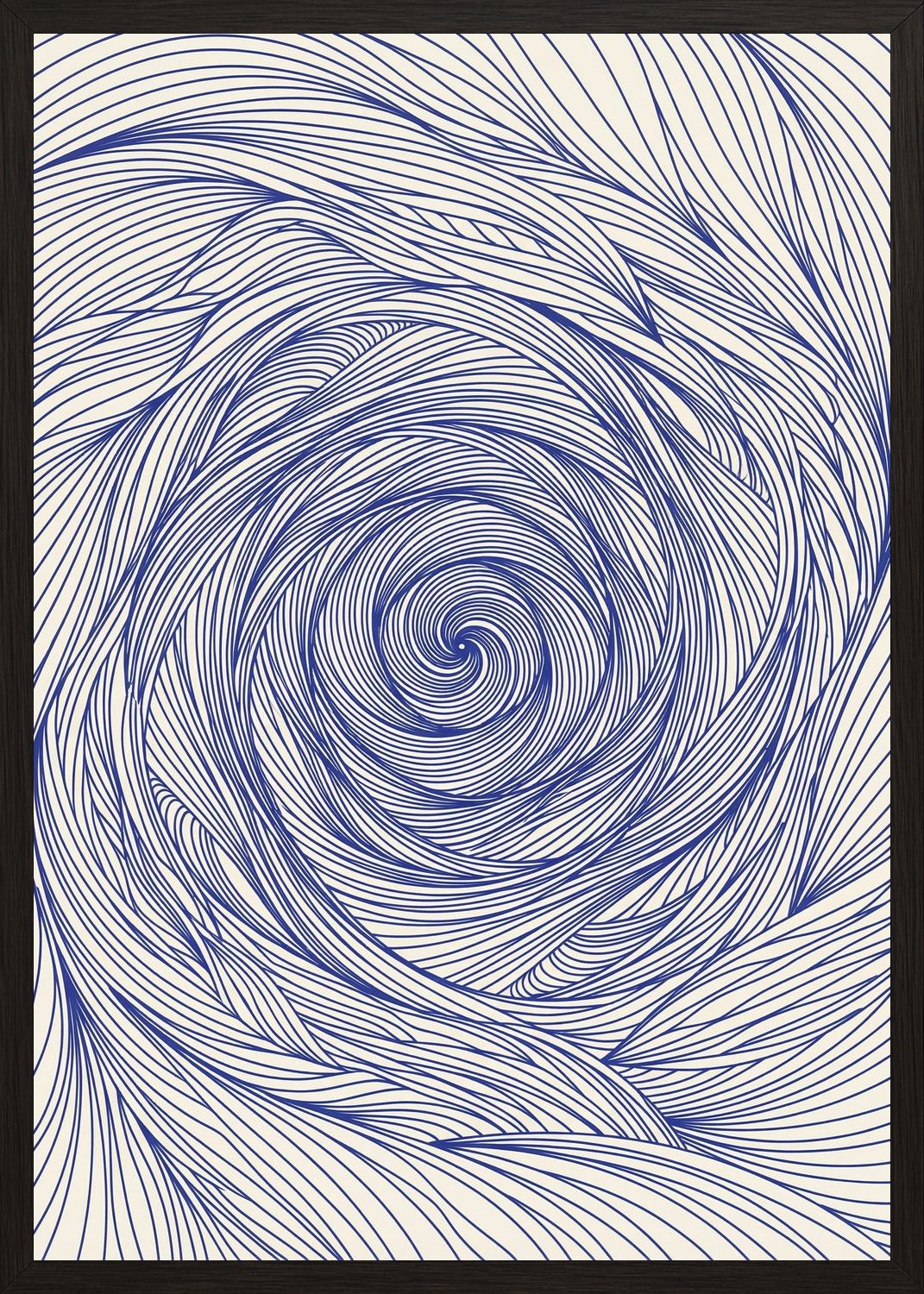 Poster in black frame