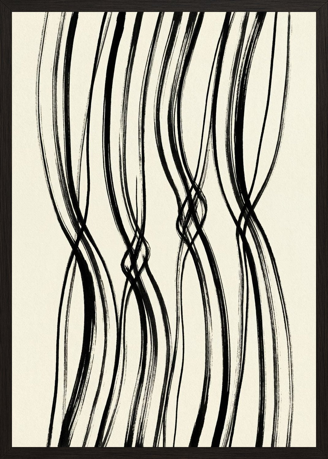 Poster in black frame