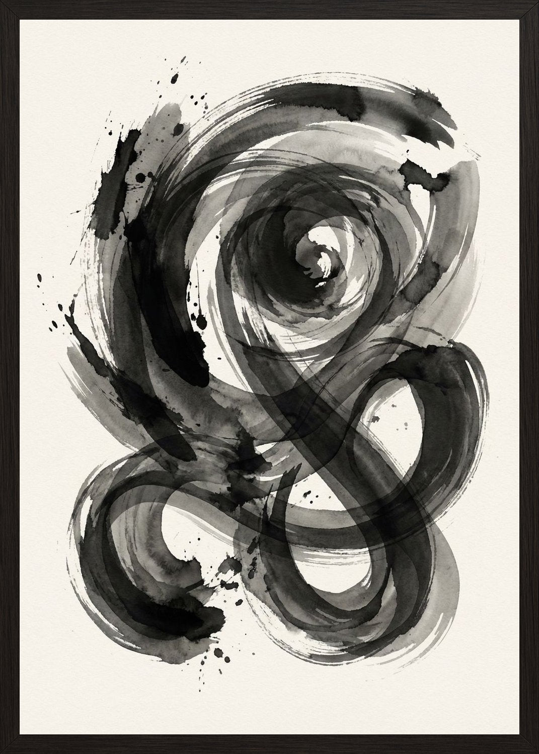Poster in oak frame