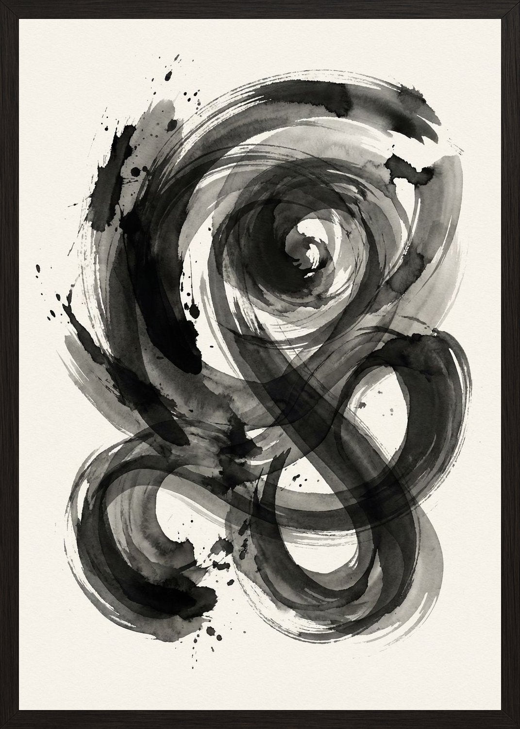 Poster in black frame