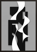 Poster in black frame