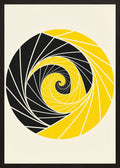 Poster in black frame