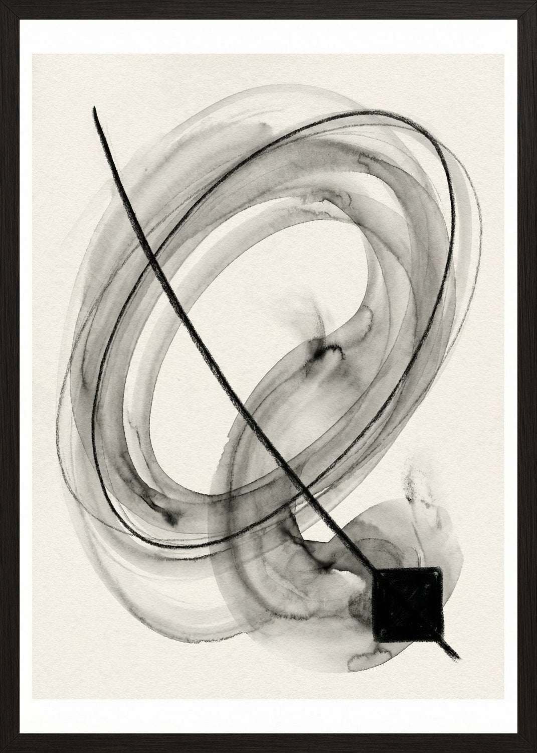 Poster in black frame