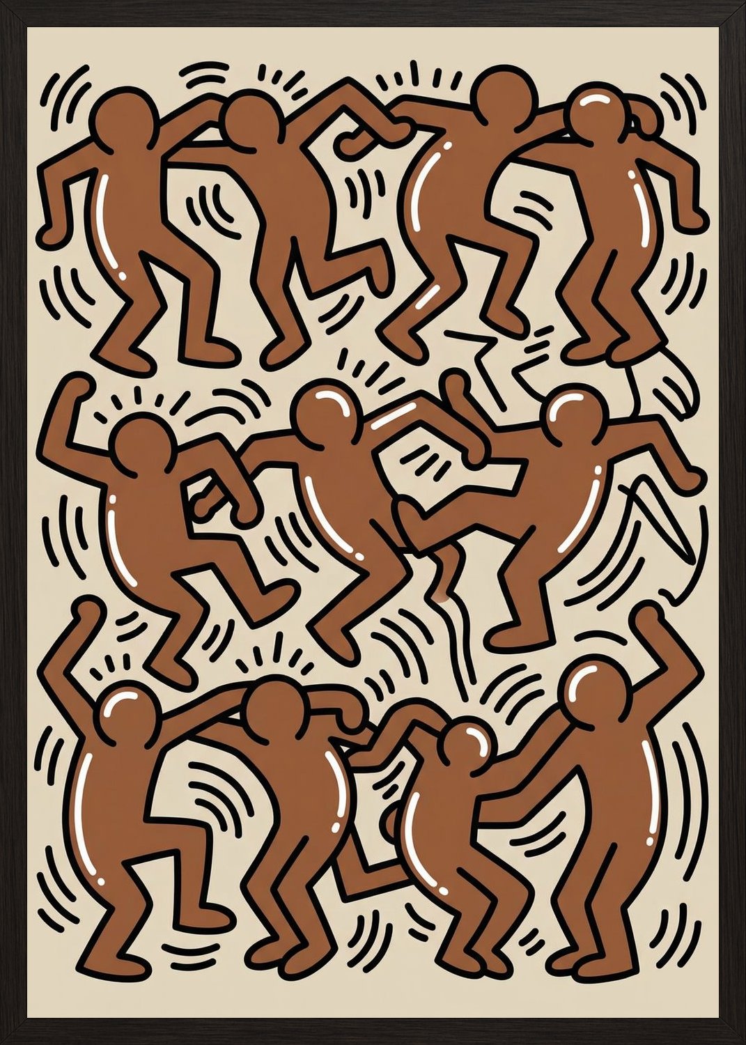 Poster in oak frame