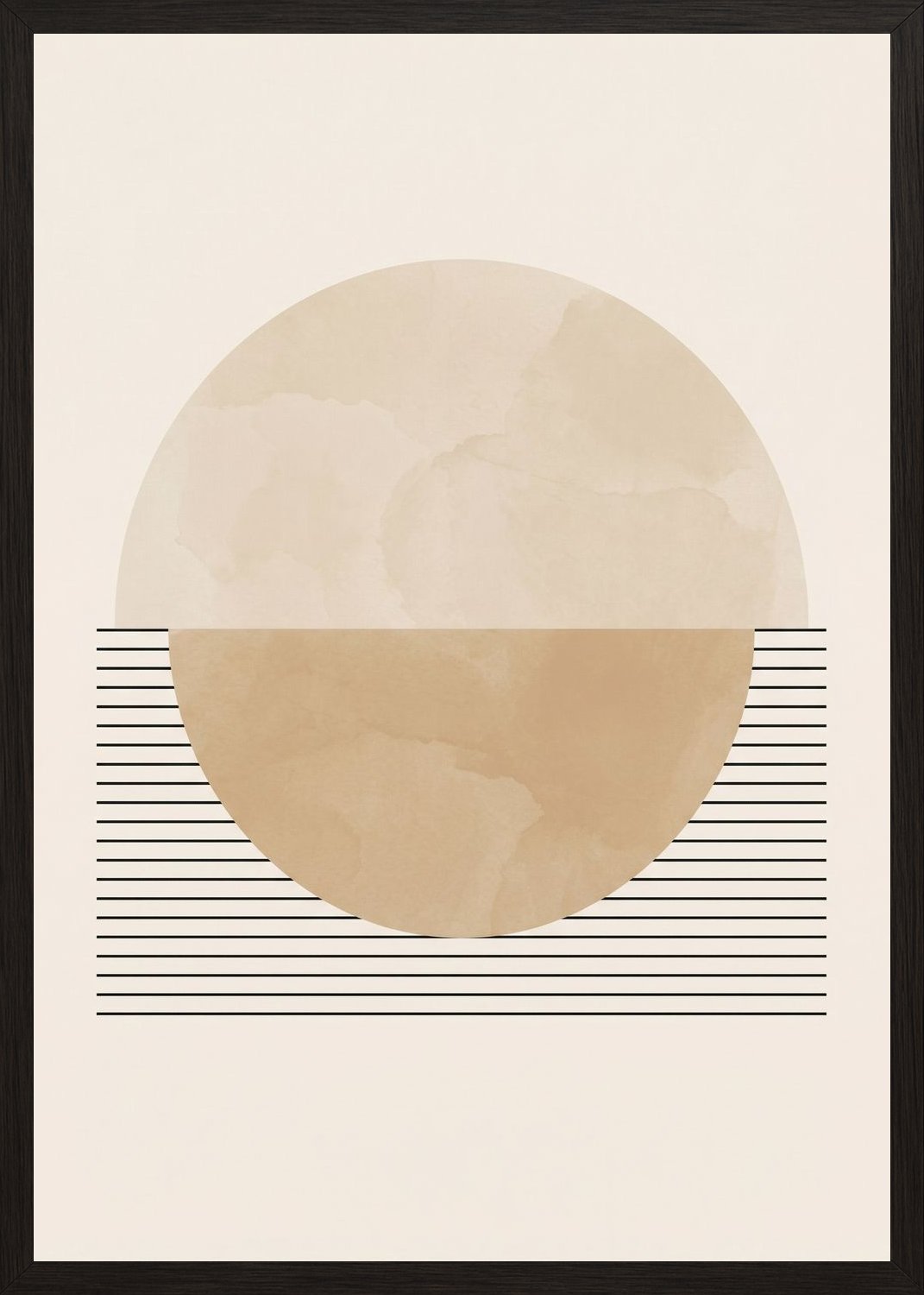 Poster in black frame