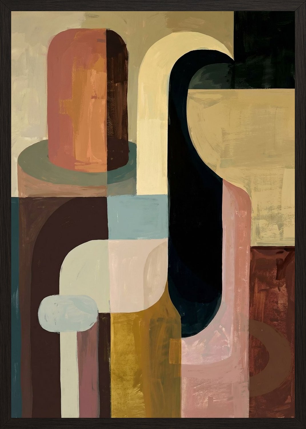 Poster in black frame