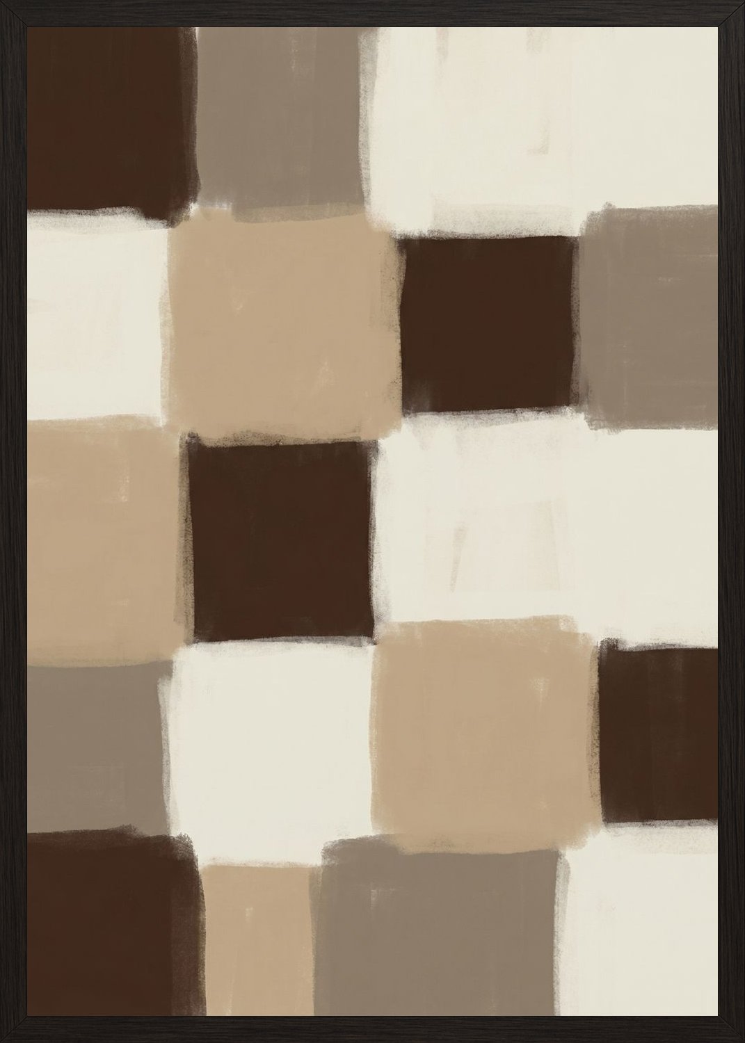 Poster in black frame