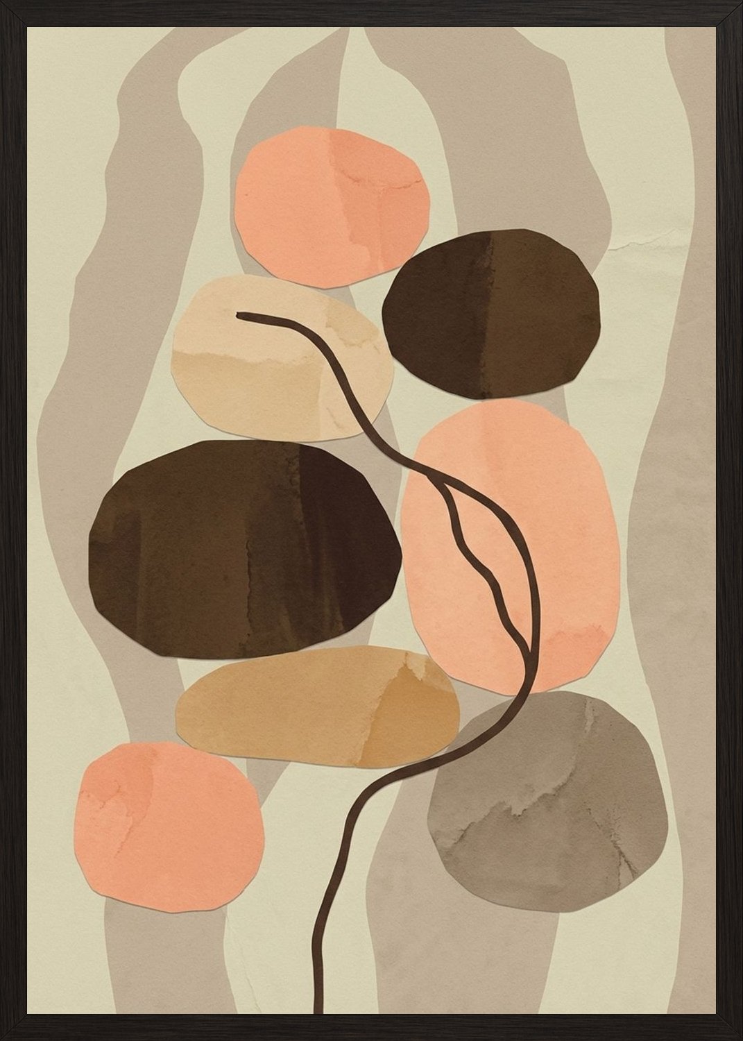 Poster in black frame