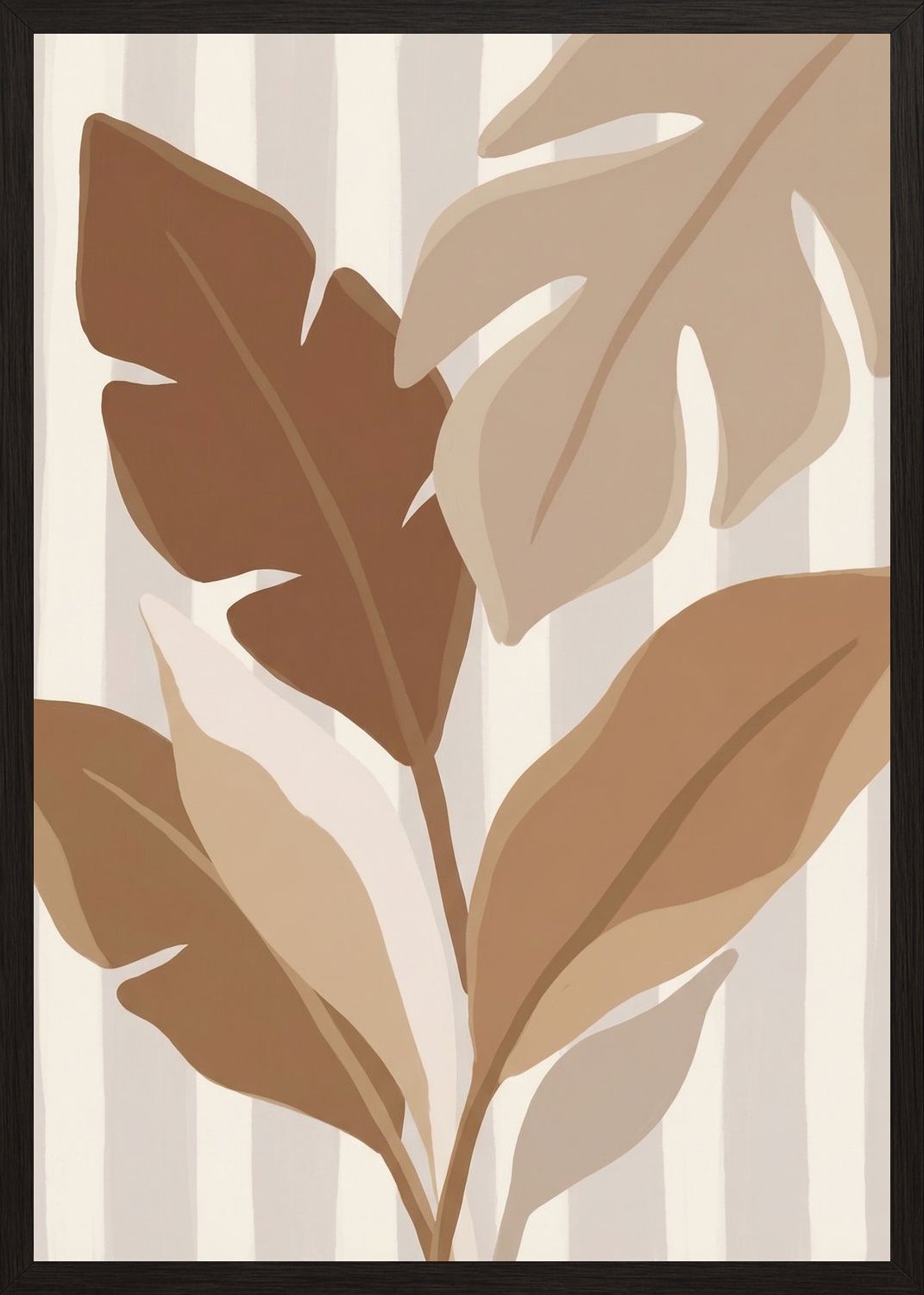 Poster in oak frame