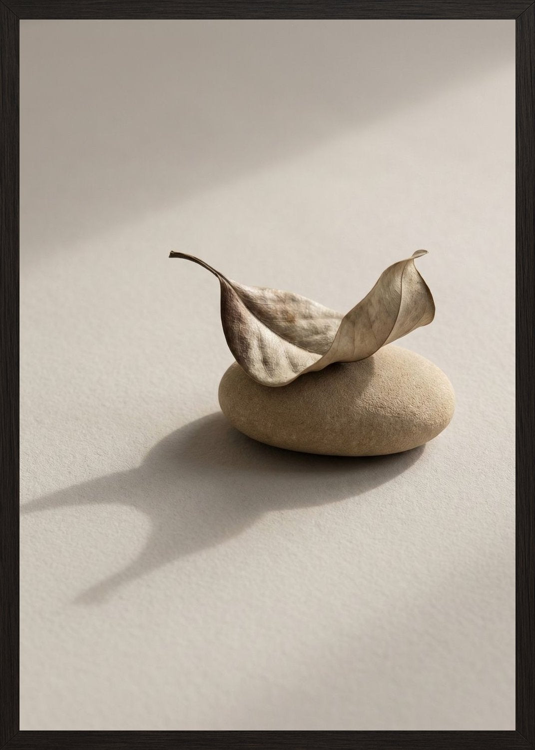 Poster in black frame