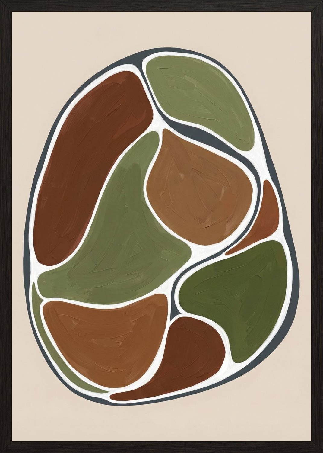 Poster in oak frame