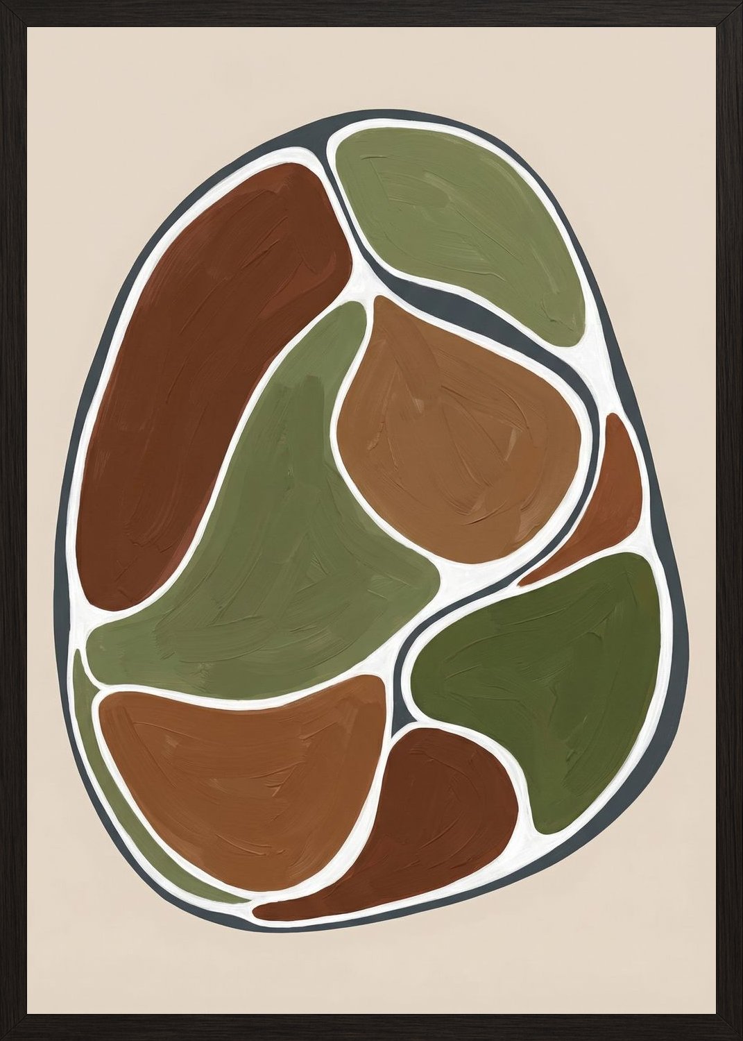 Poster in black frame