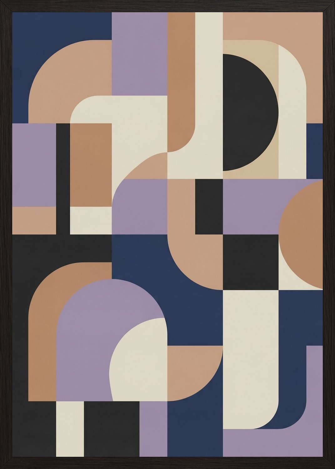 Poster in black frame