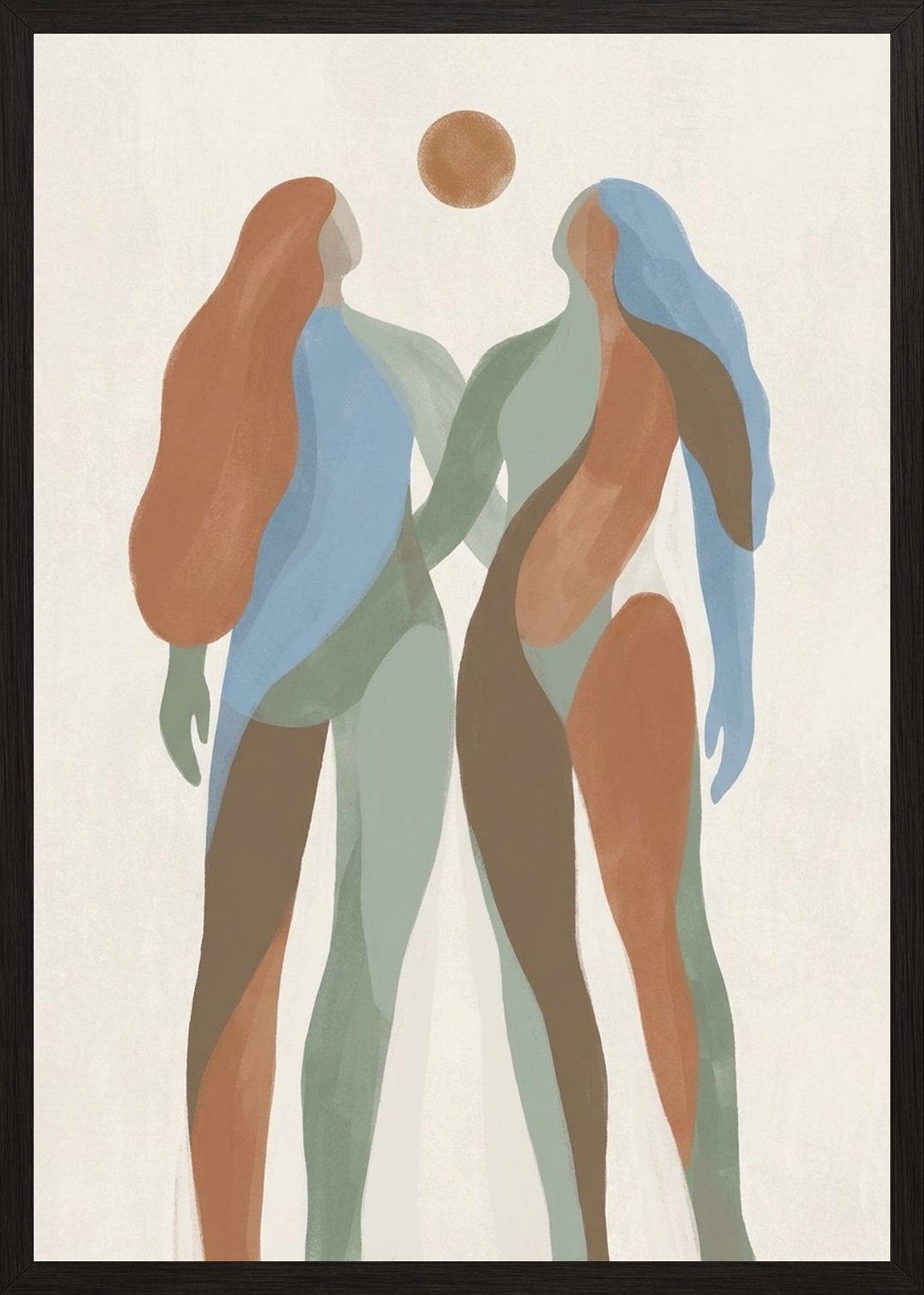 Poster in black frame