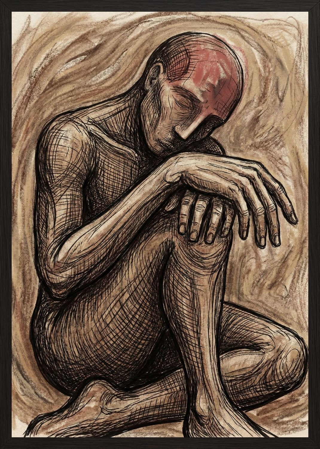 Poster in oak frame