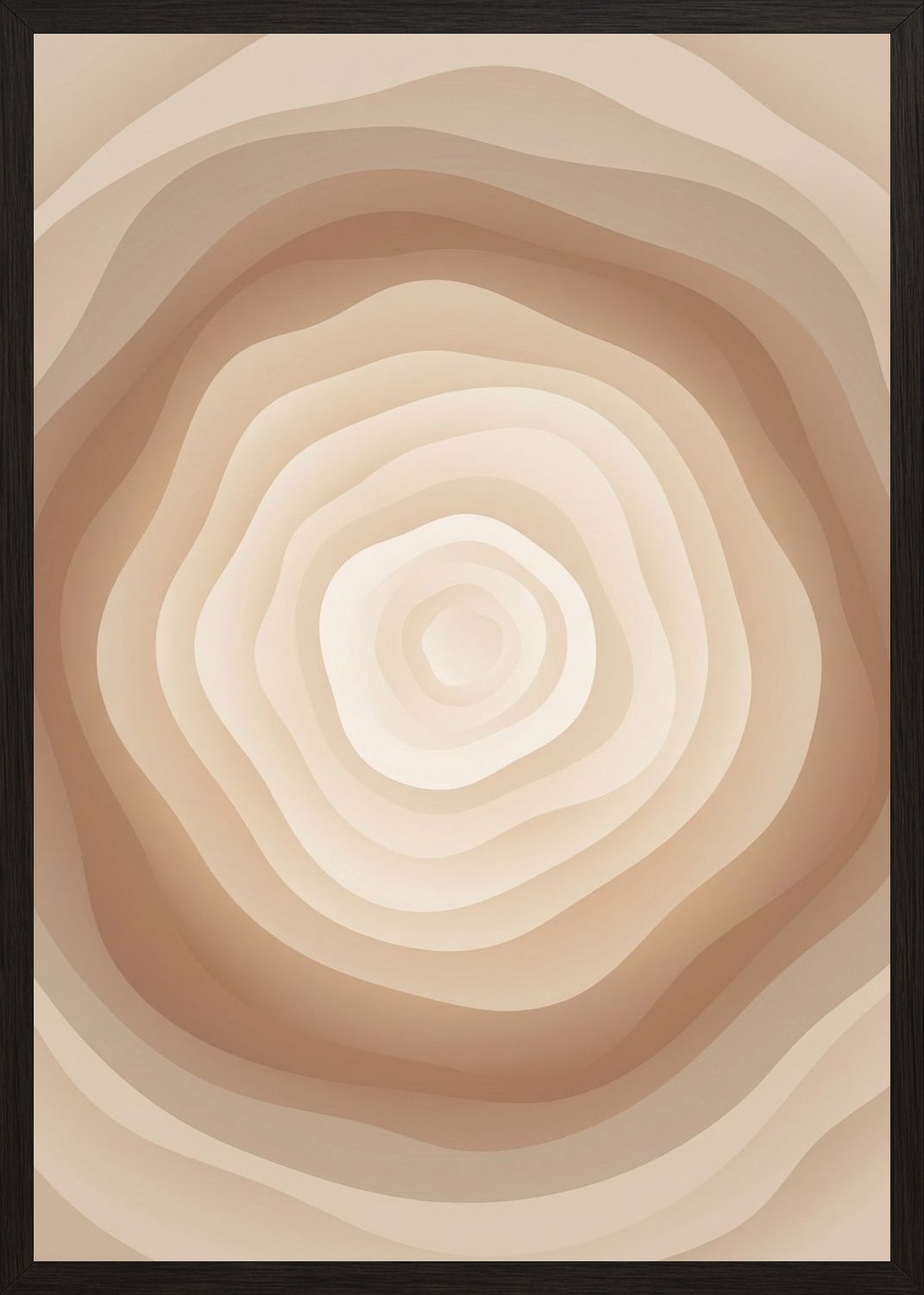Poster in oak frame