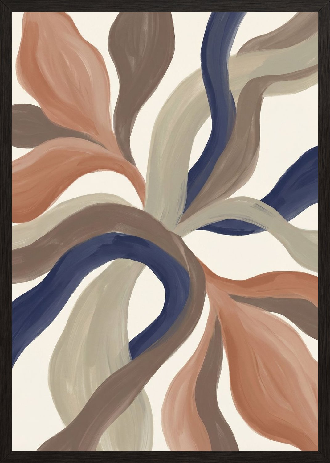 Poster in oak frame