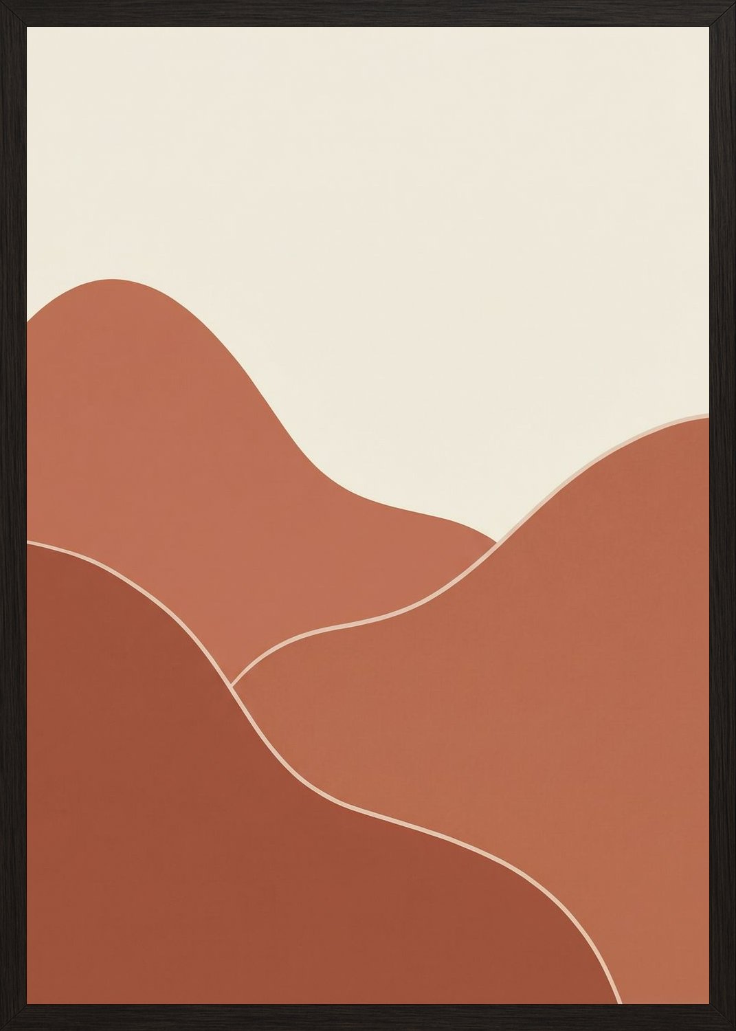 Poster in oak frame