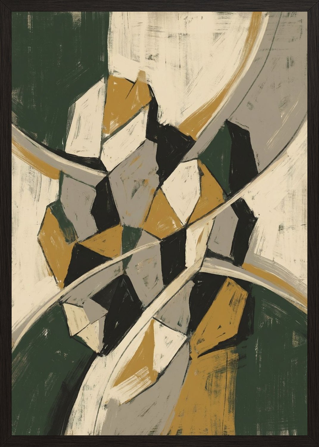Poster in oak frame