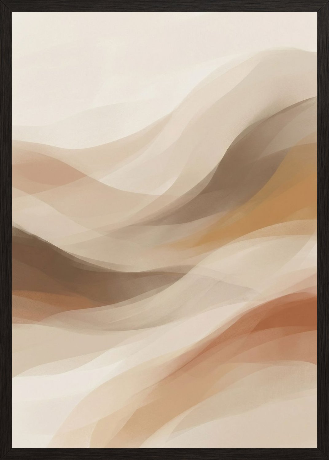 Poster in black frame
