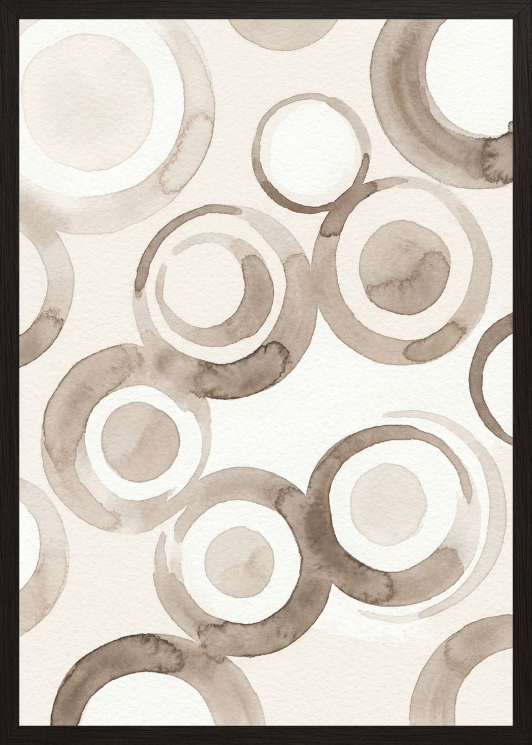 Poster in black frame