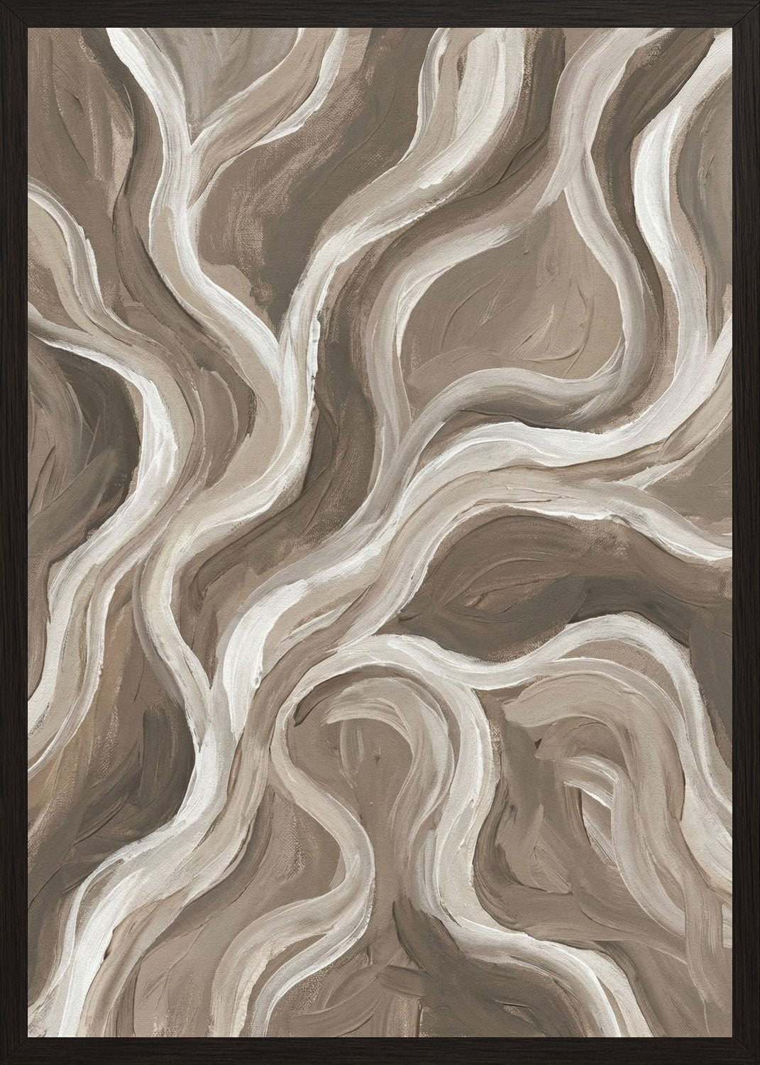 Poster in oak frame