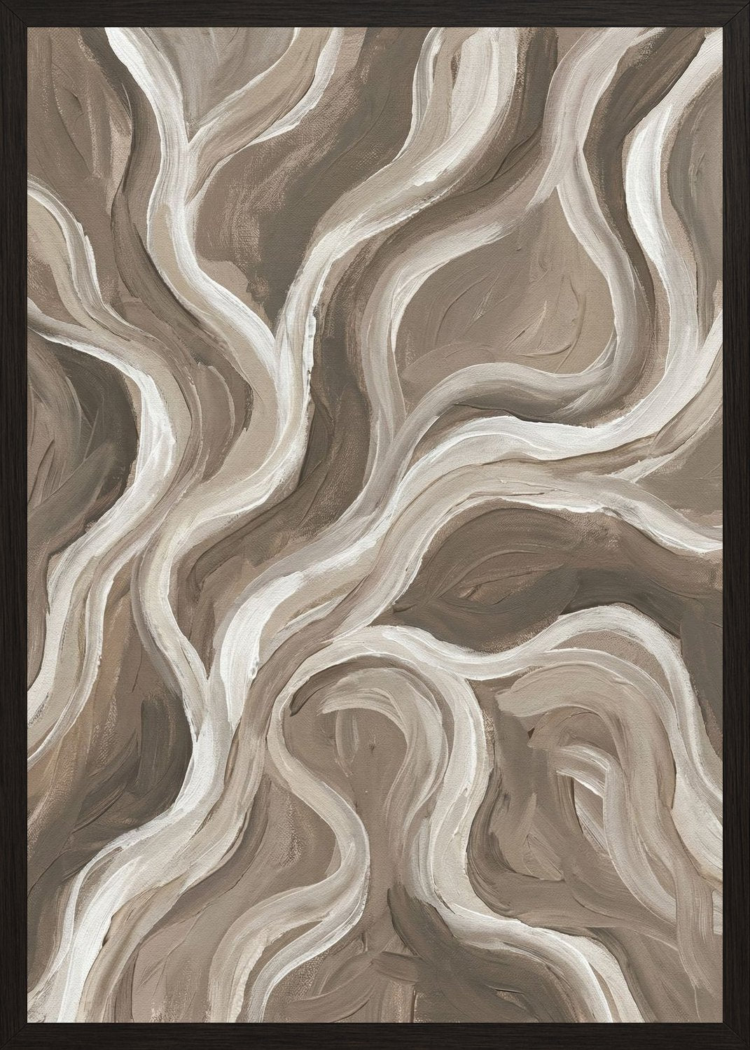 Poster in black frame