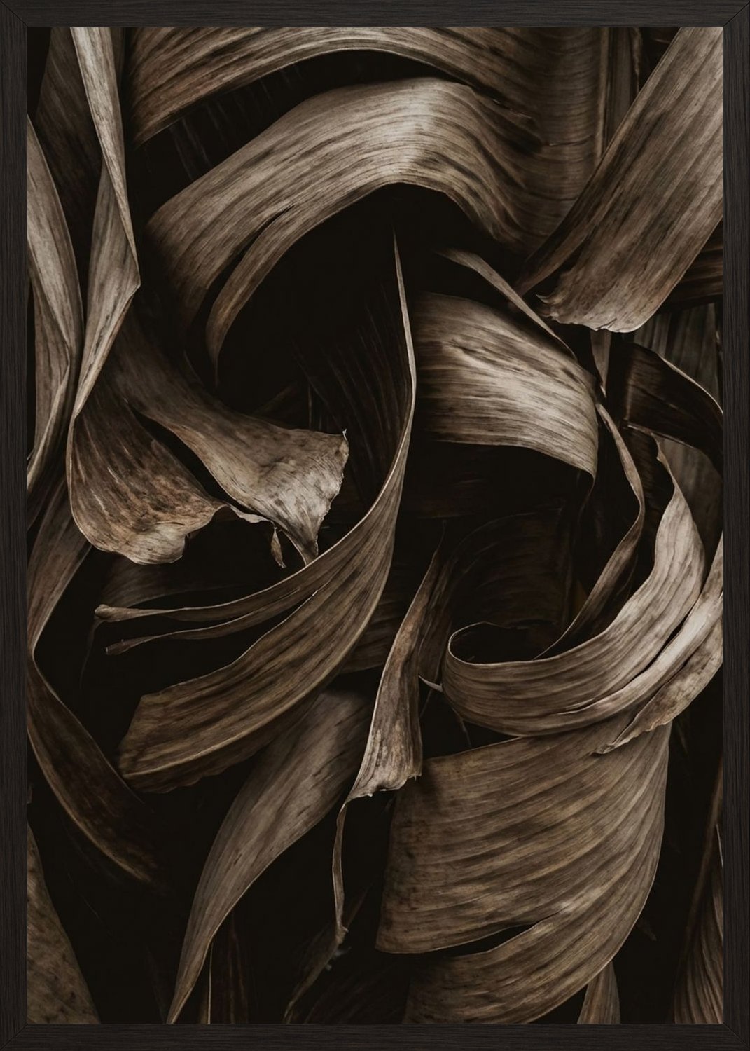 Poster in black frame