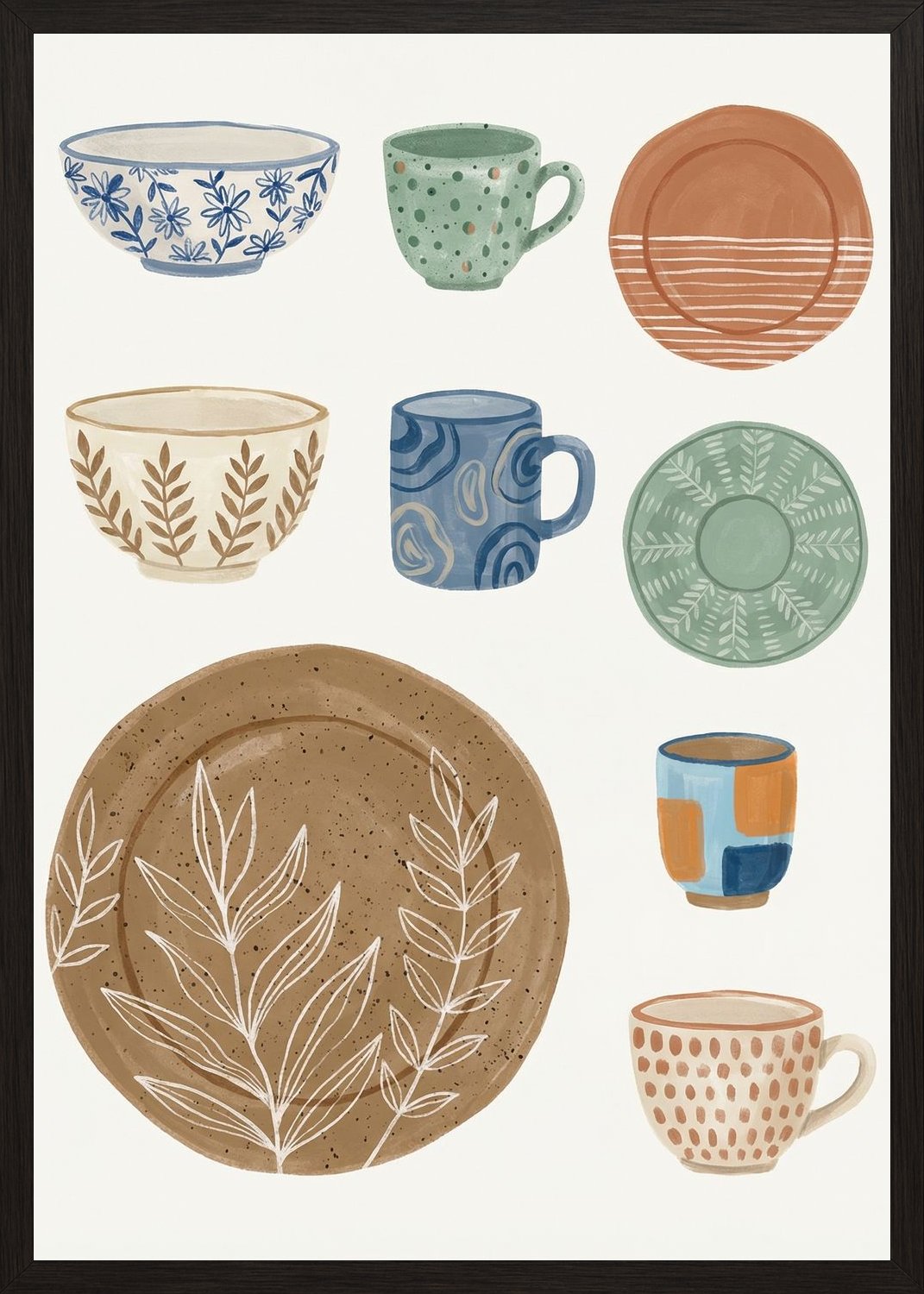 Poster in black frame