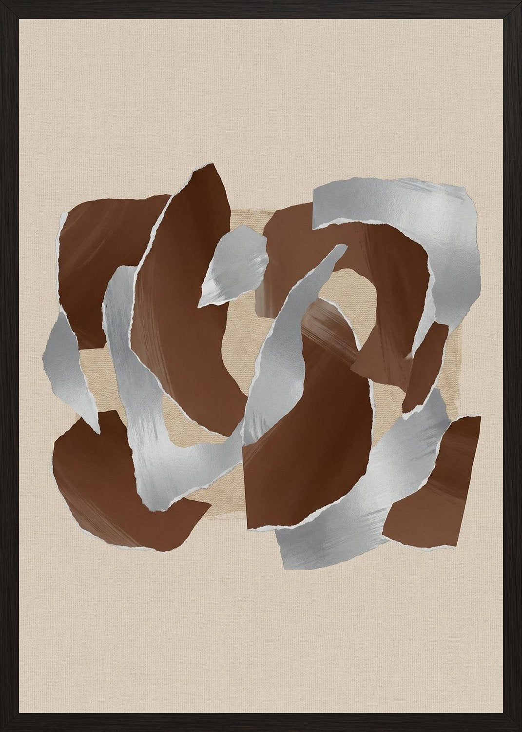 Poster in black frame