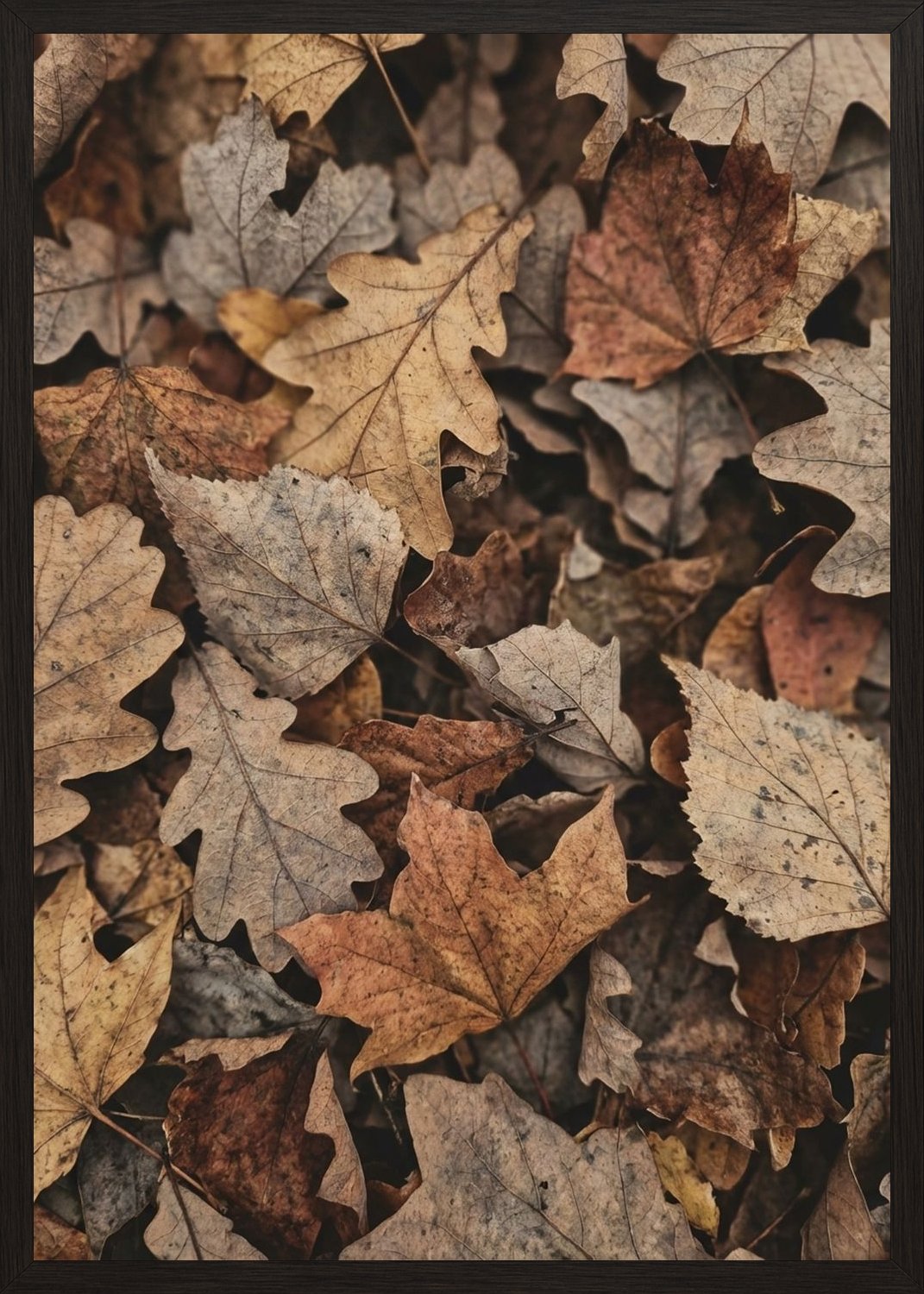 Poster in black frame