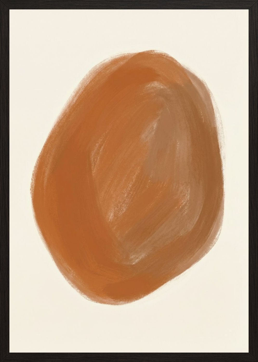 Poster in black frame