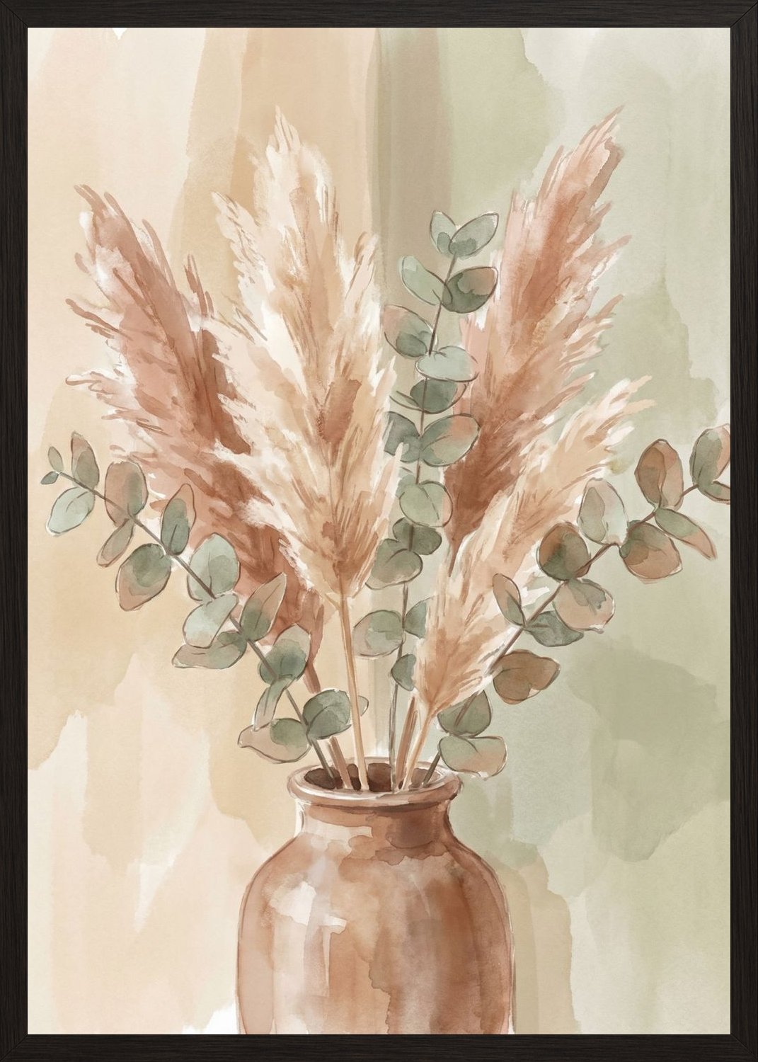 Poster in oak frame