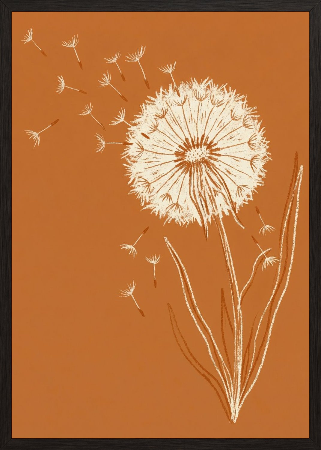 Poster in black frame