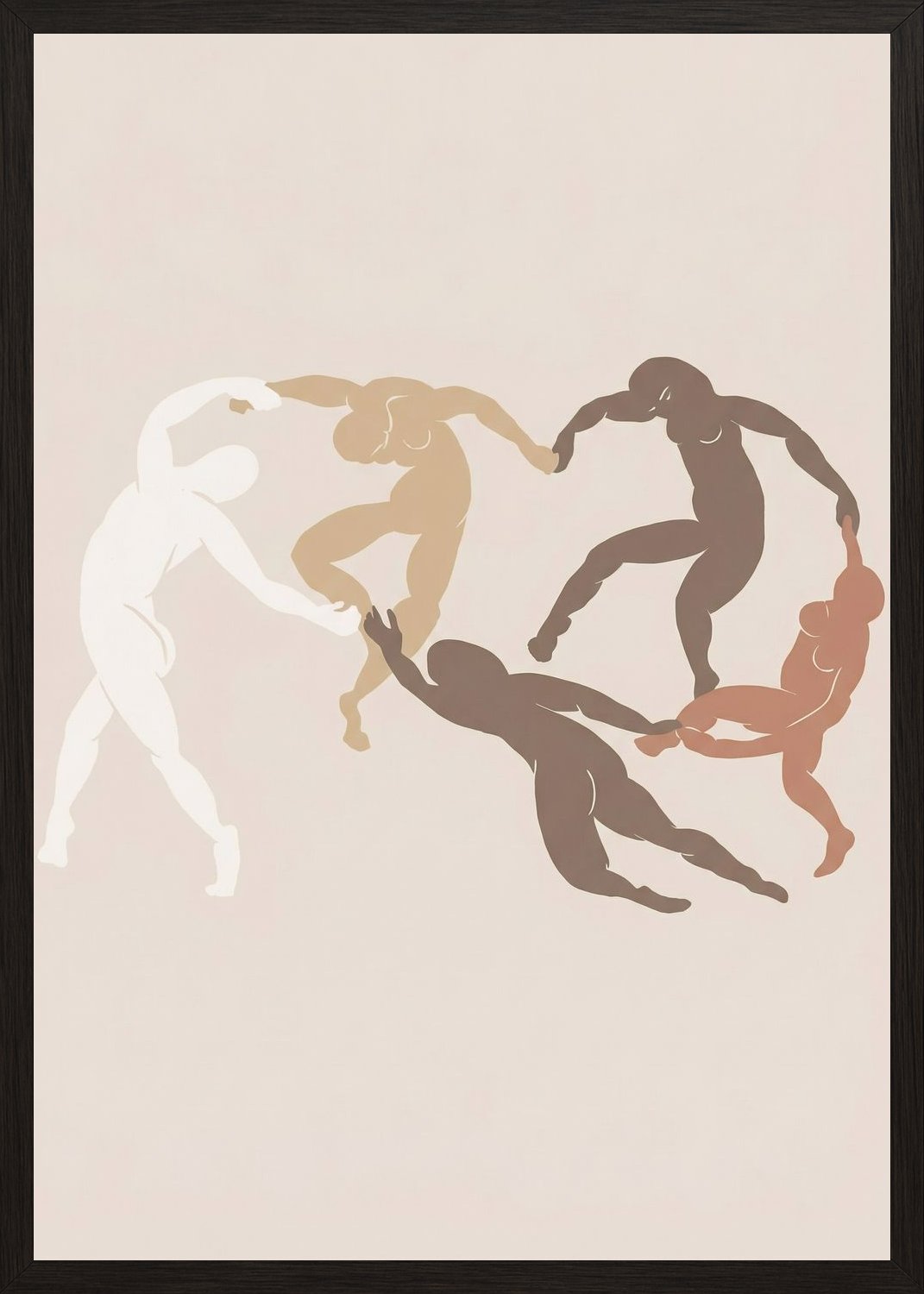 Poster in oak frame