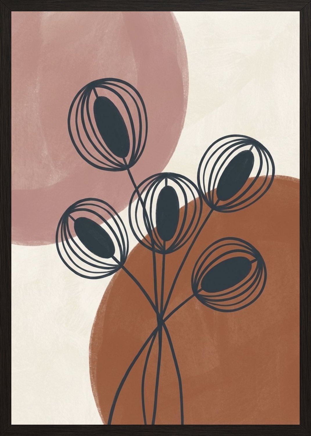 Poster in black frame