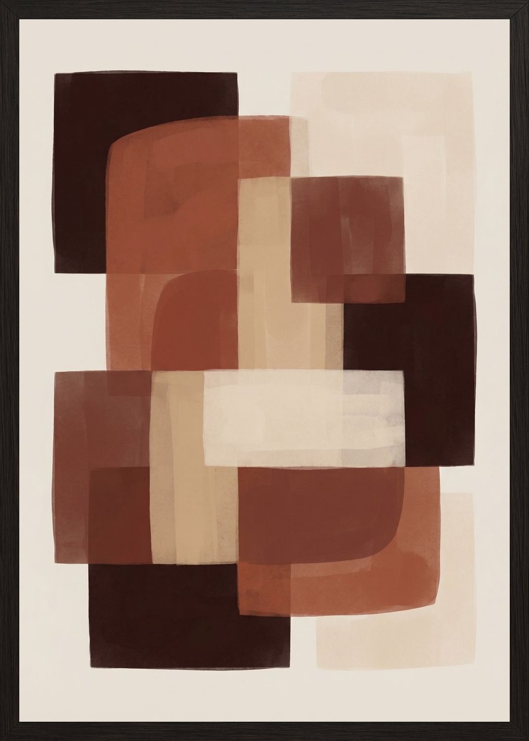 Poster in black frame